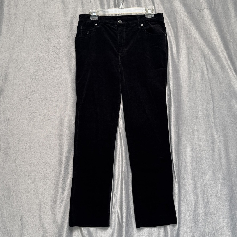 Gloria Vanderbilt Pants Womens 12 Petite‎ Corduroy Stretch Rhinestone Pocket